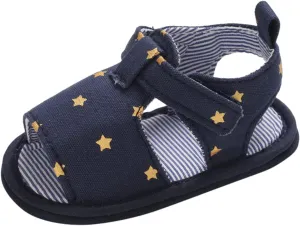 -Slip Flower Soft Toddler Crib Hollow Baby Sandals Summer Shoes Prewalker Baby Shoes Boys Slides Size 13