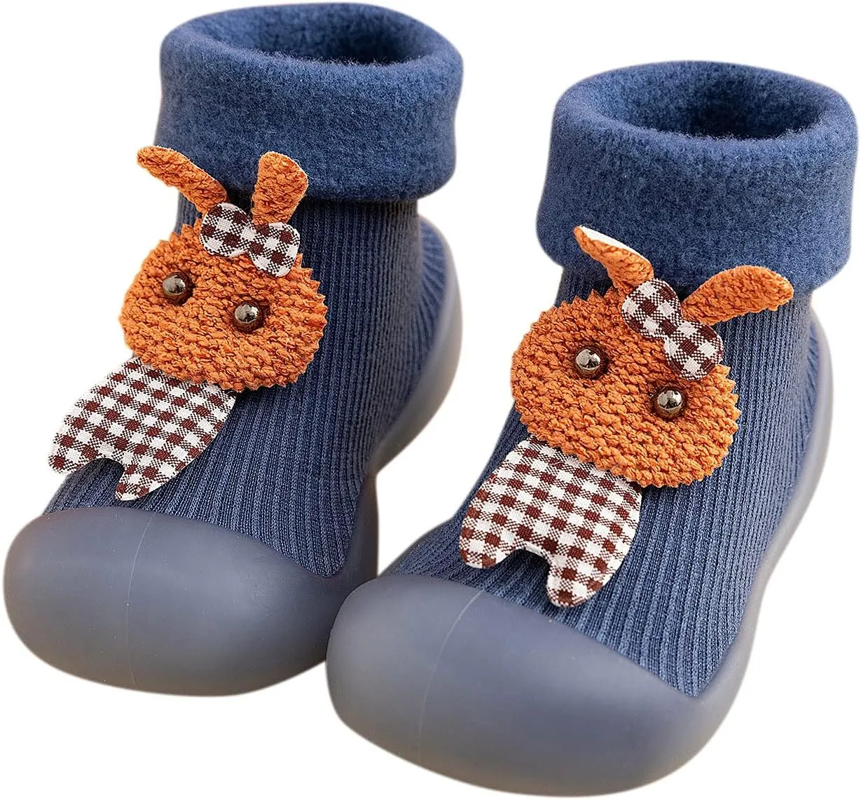 04T Toddler Kids Boys Girls Solid Warm Knit Soft Sole Rubber Shoes Dragon Claws Socks Slipper