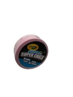 1 Ct.  Crayola Super Chalk, 3xLonger Lasting, Ships Better with Fewer Breaks,  Washable Sidewalk Chalk.