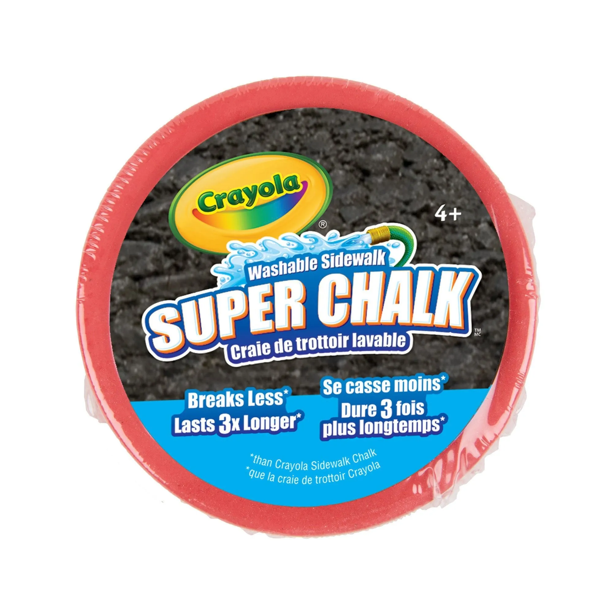 1 Ct.  Crayola Super Chalk, 3xLonger Lasting, Ships Better with Fewer Breaks,  Washable Sidewalk Chalk.