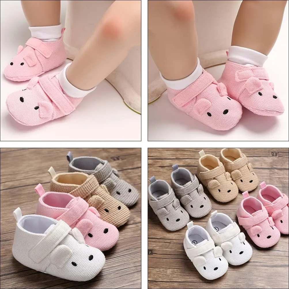 1 Pair Baby Walking Shoes Indoor Toddler Shoes Walking Shoes Practical Toddler Footwears (Pink 11cm)