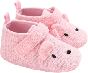 1 Pair Baby Walking Shoes Indoor Toddler Shoes Walking Shoes Practical Toddler Footwears (Pink 11cm)