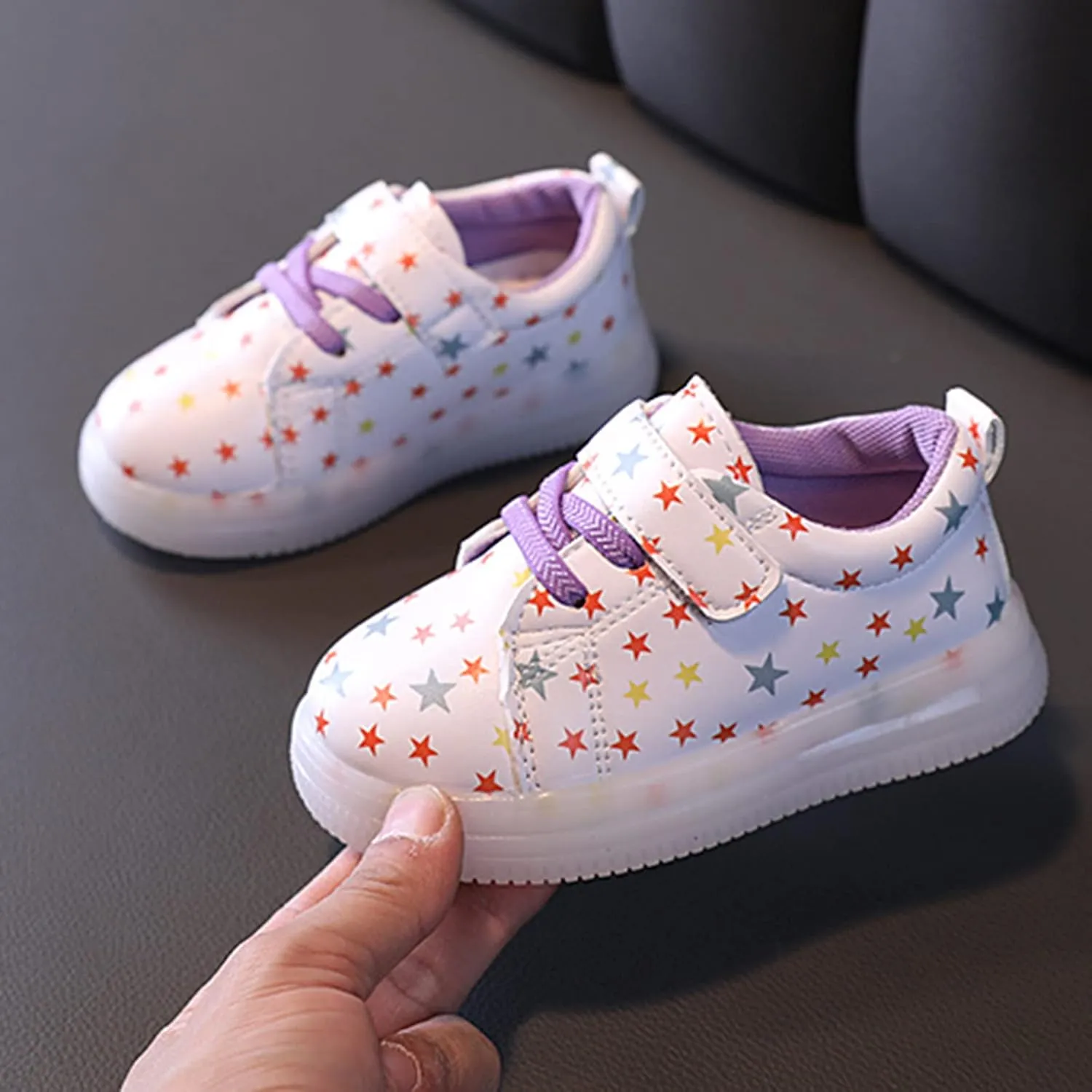 18 Month Girl Shoes Hard Sole Girls Baby Luminous Sport Bling Kids Shoes Children Light Led Baby Shoes Good Shoes Babies