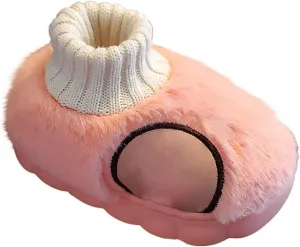 2024 Fashion New Cozy Fleece Baby Booties Slippers Cozy Warm Anti-Slip Soft Sole Warm Sock Shoes for Boys Girls