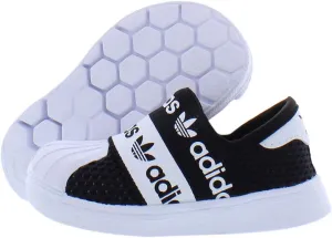 adidas Superstar Smr 360 Baby Boys Shoes Size 5, Color: Black/White