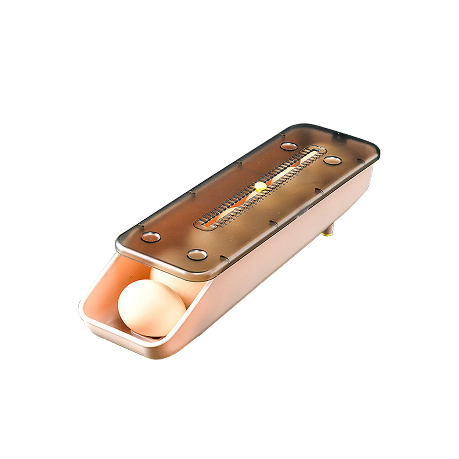 Automatic Rolling Egg Storage Box Ib-257 Pink