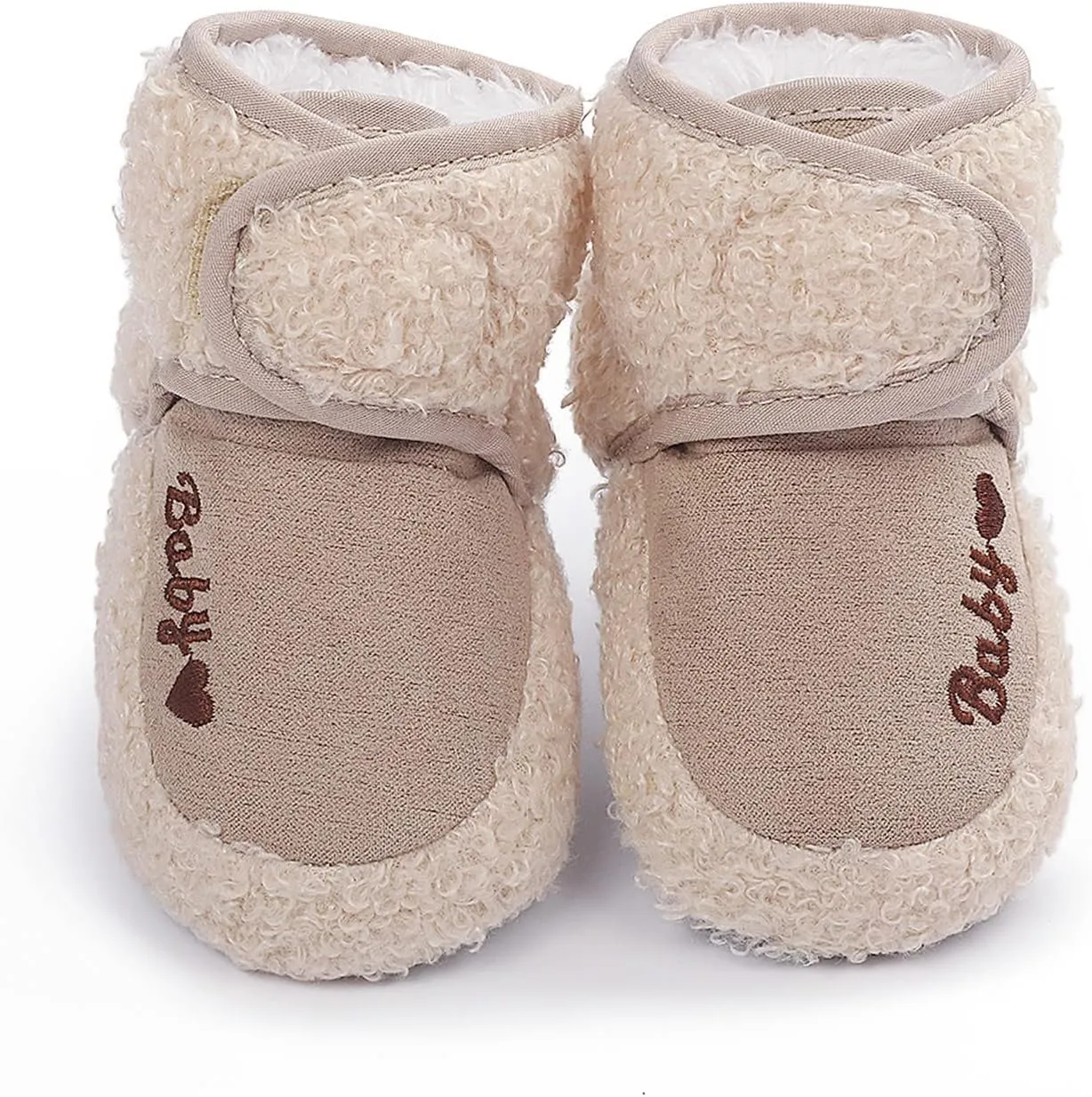 Baby Boy Hard Sole Boots Boys Girls Soft Plush Warm Baby Cotton Boots Snow Shoes Infant First Walkers Baby Shoes Baby Boy Infant Slippers