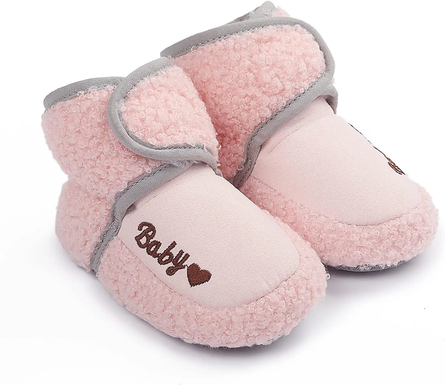 Baby Boy Hard Sole Boots Boys Girls Soft Plush Warm Baby Cotton Boots Snow Shoes Infant First Walkers Baby Shoes Baby Boy Infant Slippers