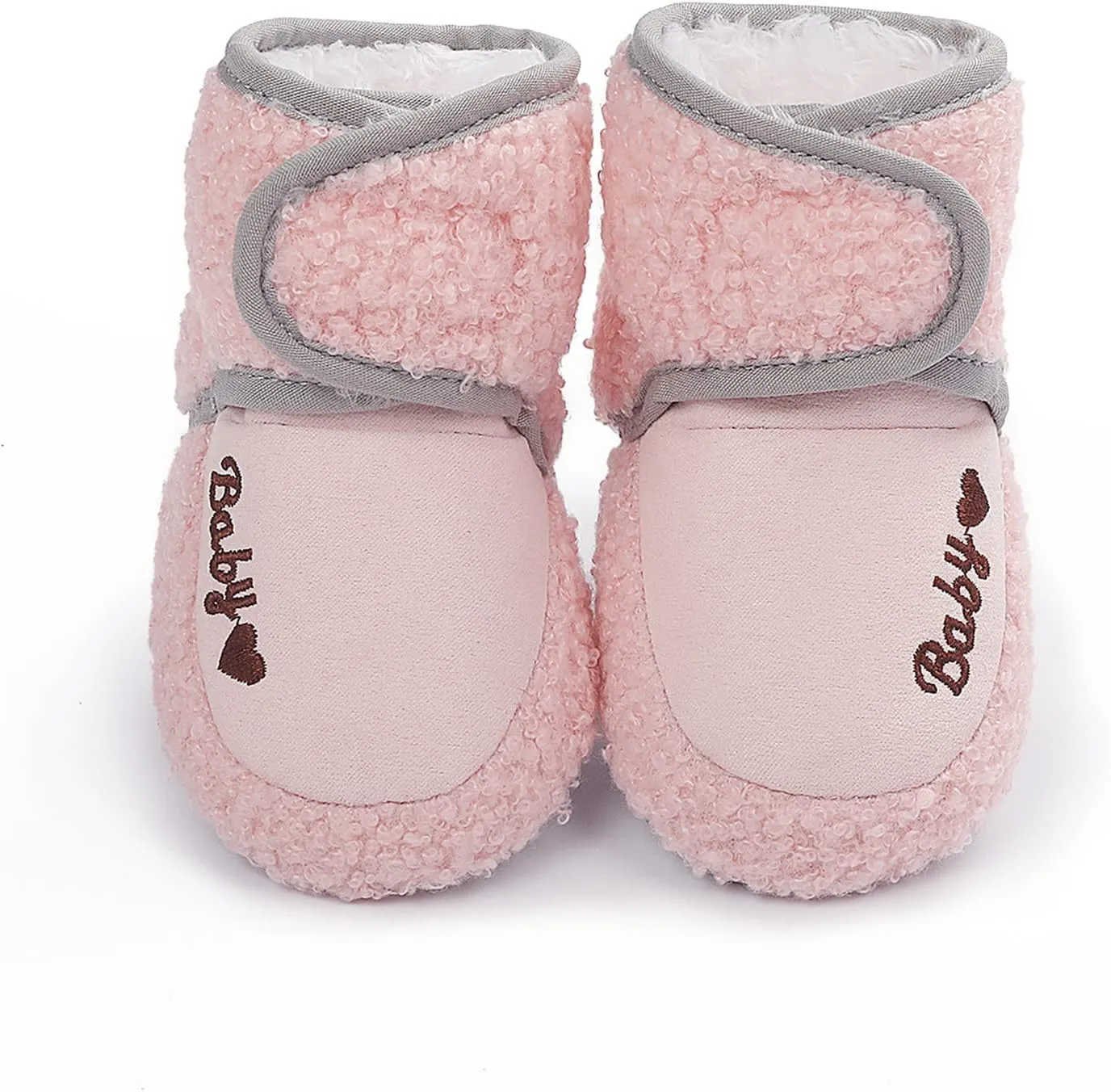 Baby Boy Hard Sole Boots Boys Girls Soft Plush Warm Baby Cotton Boots Snow Shoes Infant First Walkers Baby Shoes Baby Boy Infant Slippers