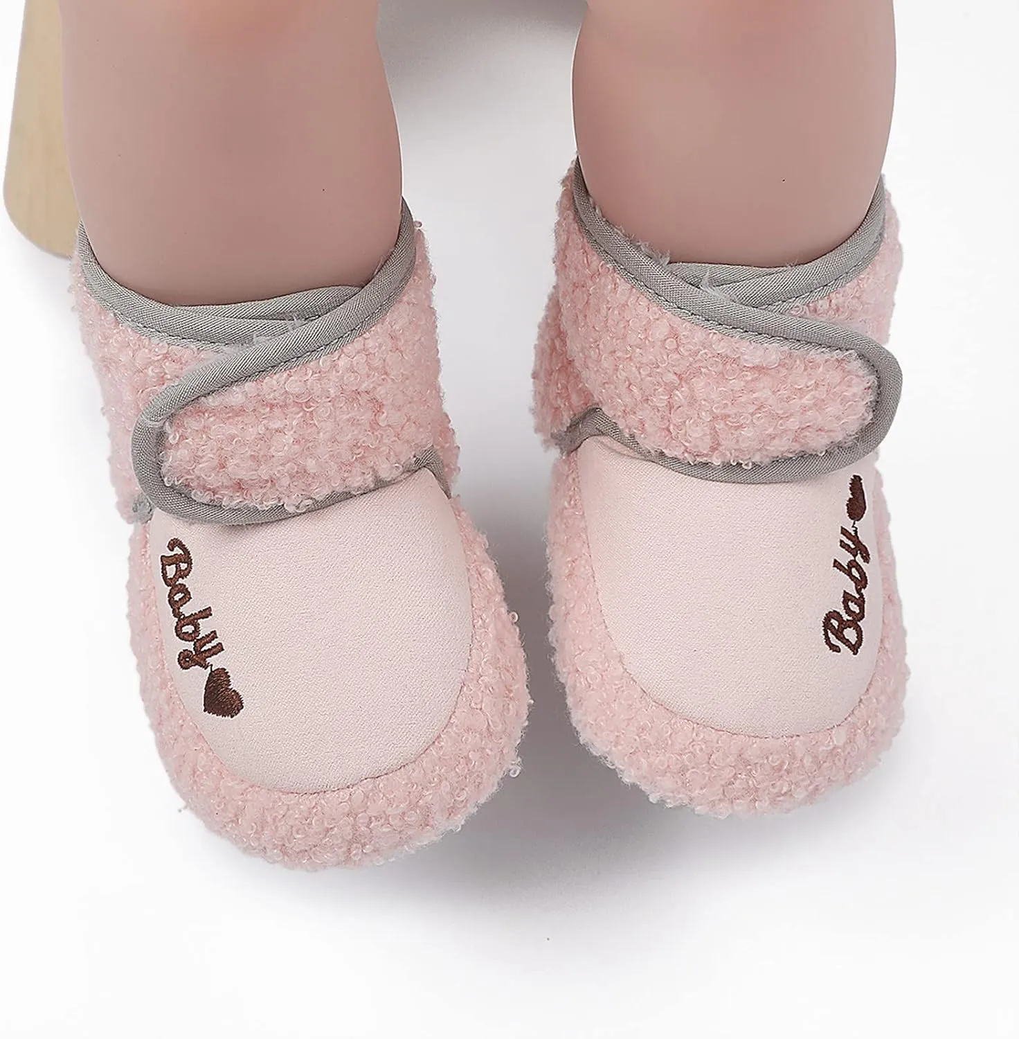 Baby Boy Hard Sole Boots Boys Girls Soft Plush Warm Baby Cotton Boots Snow Shoes Infant First Walkers Baby Shoes Baby Boy Infant Slippers