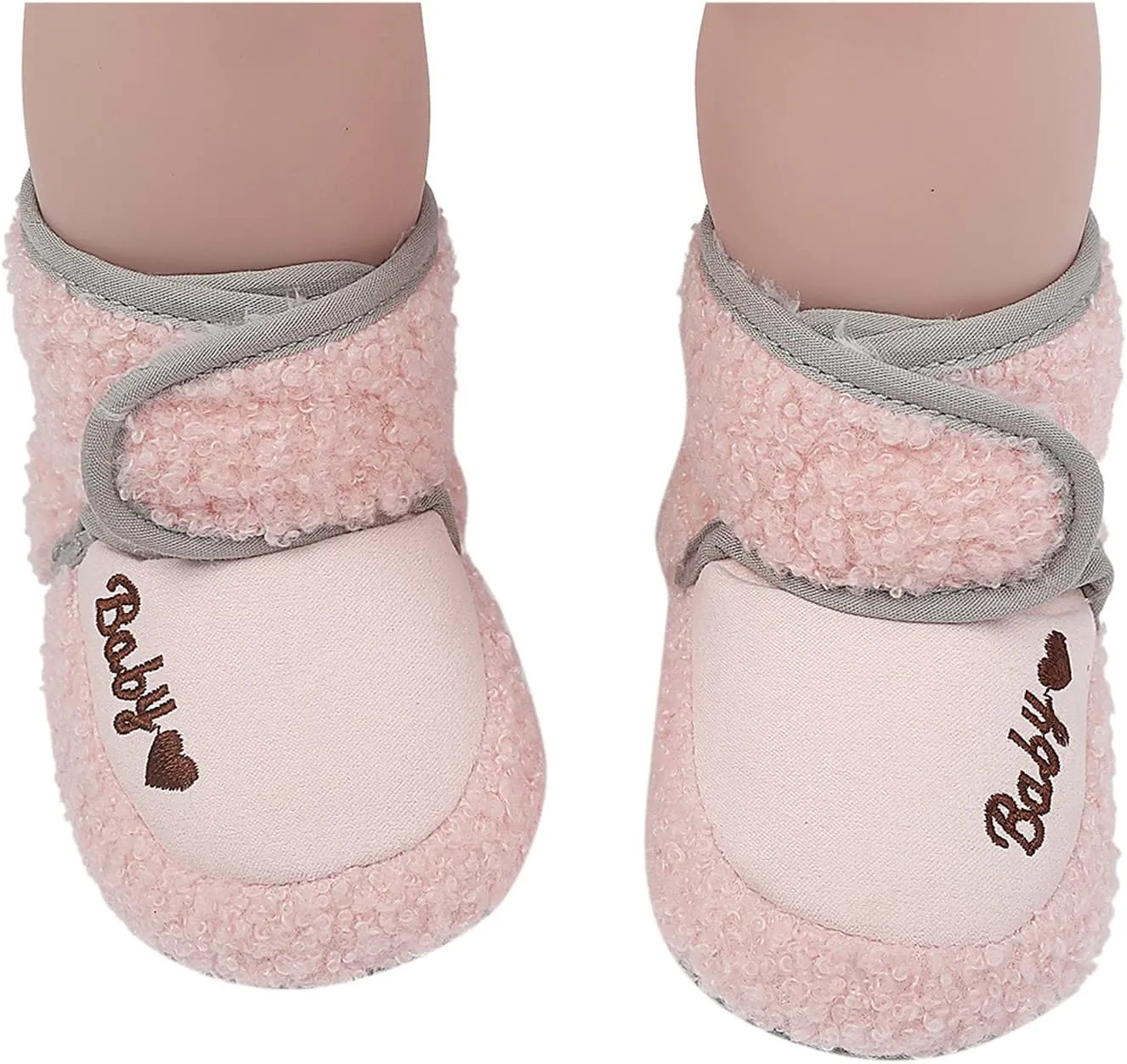 Baby Boy Hard Sole Boots Boys Girls Soft Plush Warm Baby Cotton Boots Snow Shoes Infant First Walkers Baby Shoes Baby Boy Infant Slippers