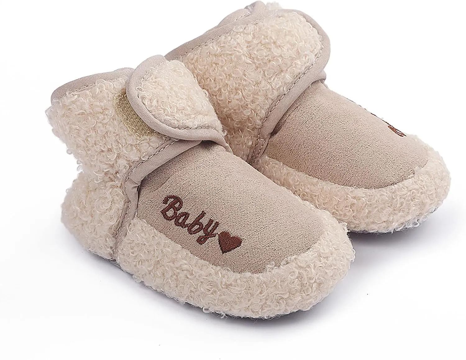 Baby Boy Hard Sole Boots Boys Girls Soft Plush Warm Baby Cotton Boots Snow Shoes Infant First Walkers Baby Shoes Baby Boy Infant Slippers