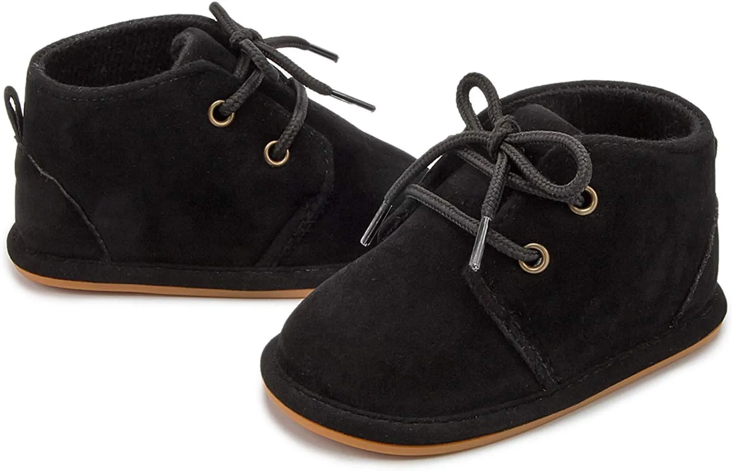 Baby Boys Girls Booties Fleece Anti-Slip Soft Sole Boots Toddler First Walker Warm Shoes