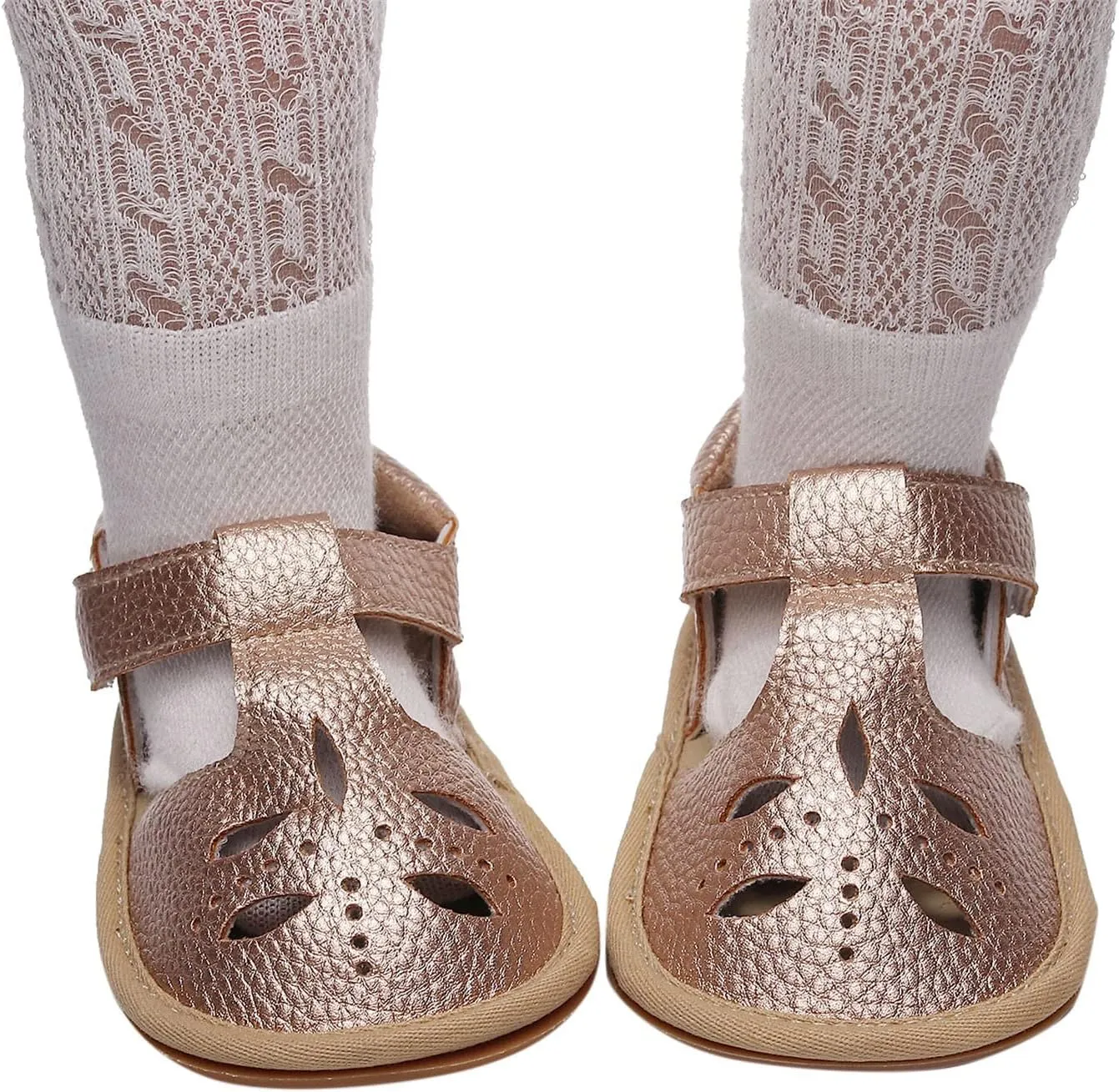 Baby Boys Girls Sandals PU Leather Soft Anti-Slip Rubber Sole Infant Summer Outdoor Shoes Toddler First