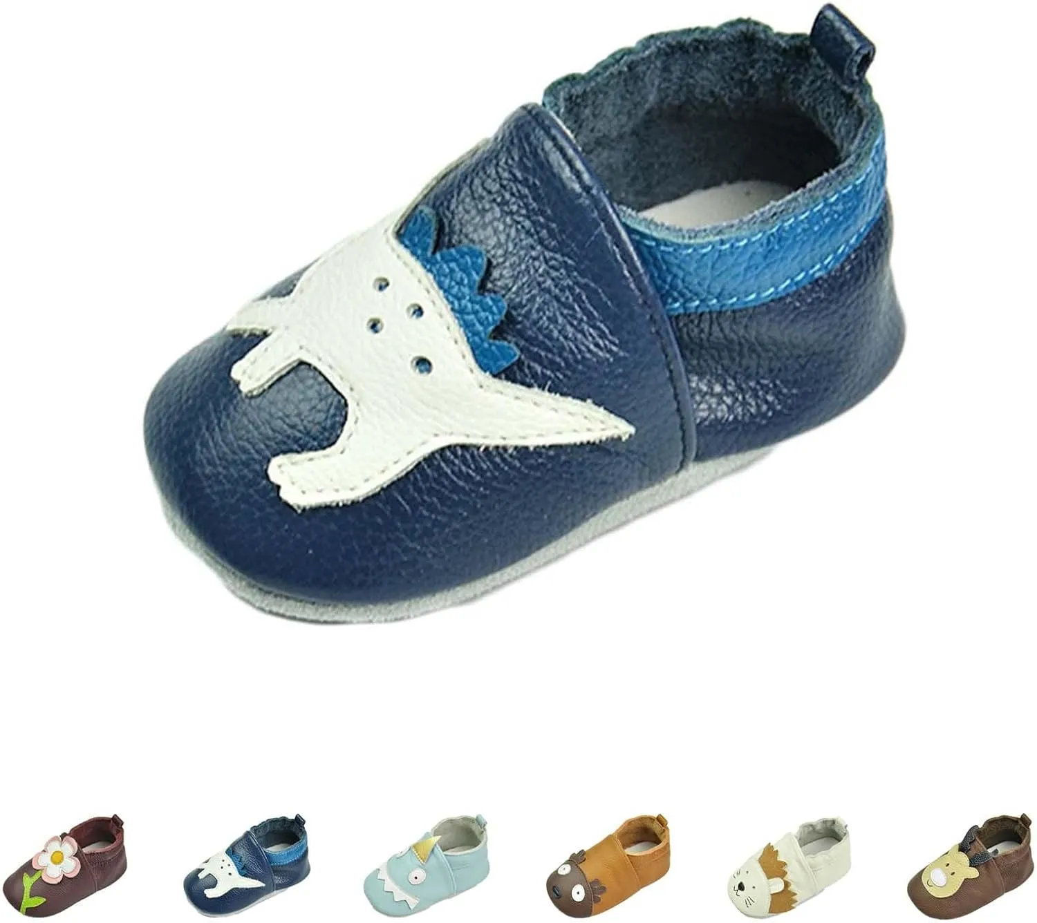 Baby Boys Girls Unisex Soft Soles Anti Slip rib Shoes Cute artoon First Walking Slippers for Infant Toddler Baby Footie
