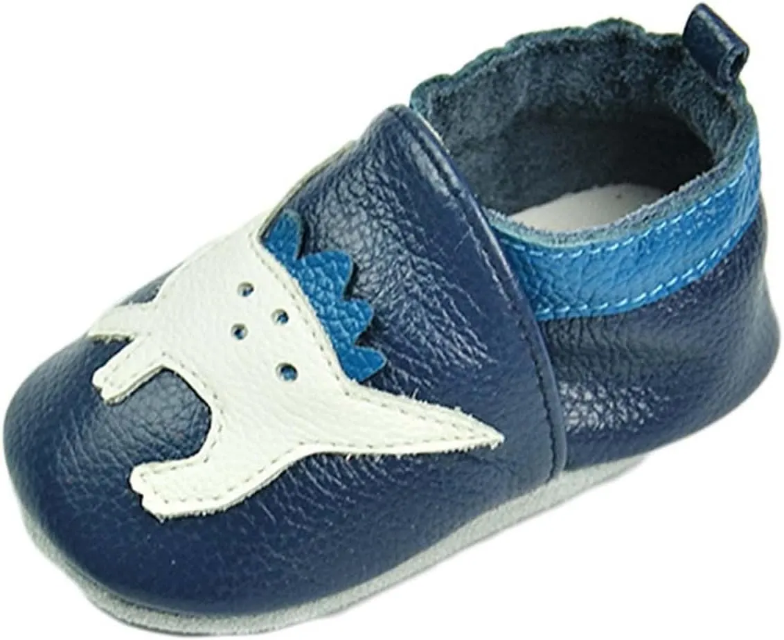 Baby Boys Girls Unisex Soft Soles Anti Slip rib Shoes Cute artoon First Walking Slippers for Infant Toddler Baby Footie