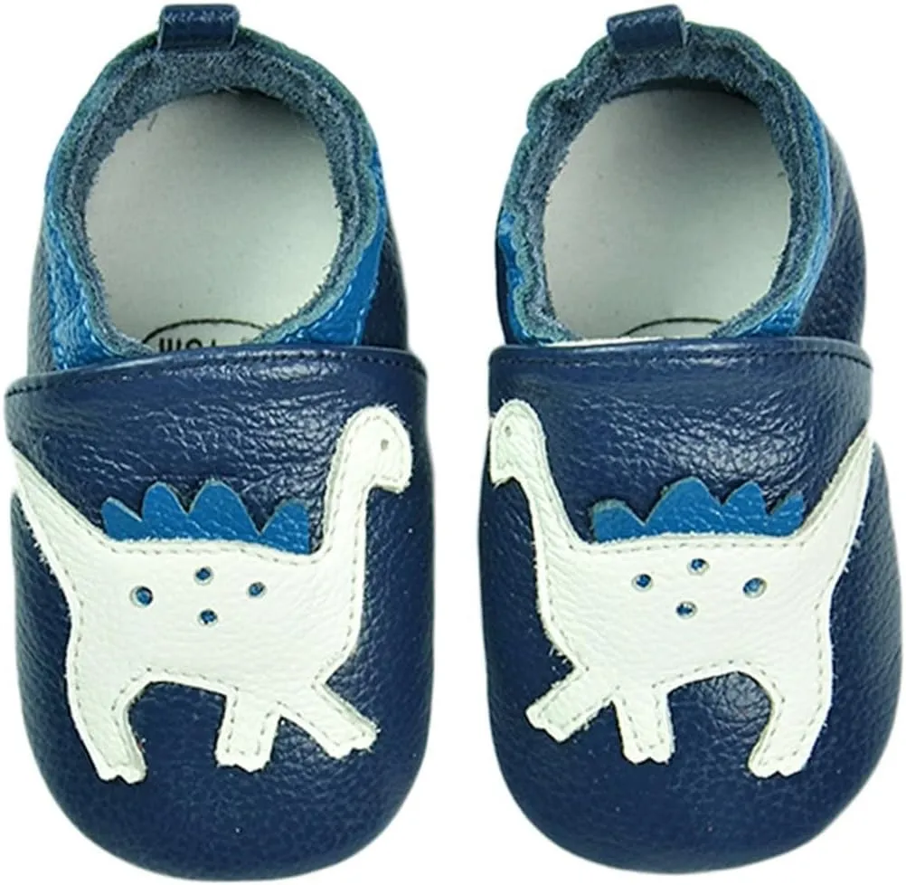 Baby Boys Girls Unisex Soft Soles Anti Slip rib Shoes Cute artoon First Walking Slippers for Infant Toddler Baby Footie