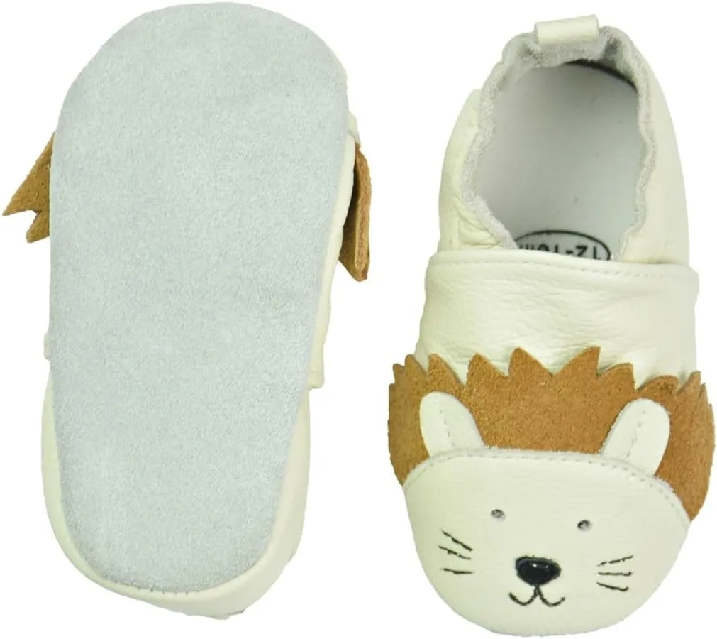 Baby Boys Girls Unisex Soft Soles Anti Slip rib Shoes Cute artoon First Walking Slippers for Infant Toddler Baby Footie