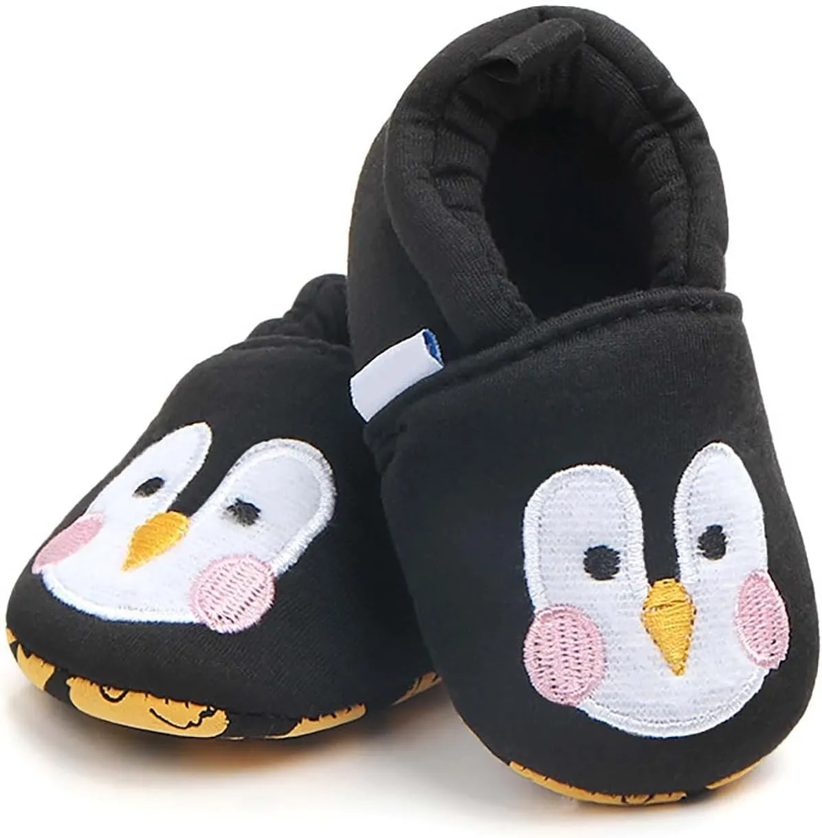 Baby Boys Girls Winter Warm Slipper Soft Sole Non Slip Cute Penguin Sneaker Toddler First-Walkers House Shoes Baby Size 4 Shoes Girl
