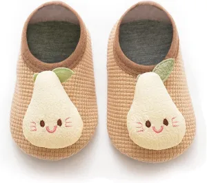 Baby Cotton Sandals Light Soft Sole Toddler Sandals Unisex with Decoration for Children Learning to Toddler Boots Size 5