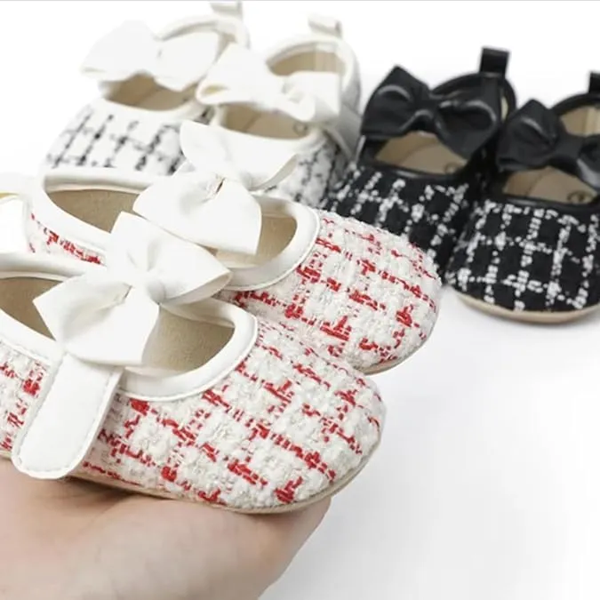 Baby Girl Dress Shoes Mary Jane Princess Shoes Anti-Slip Soft Sole