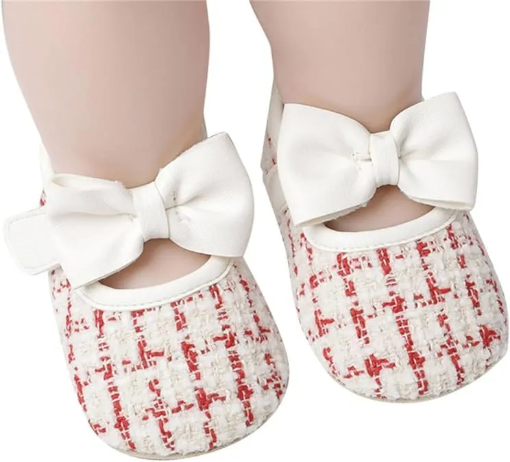 Baby Girl Dress Shoes Mary Jane Princess Shoes Anti-Slip Soft Sole