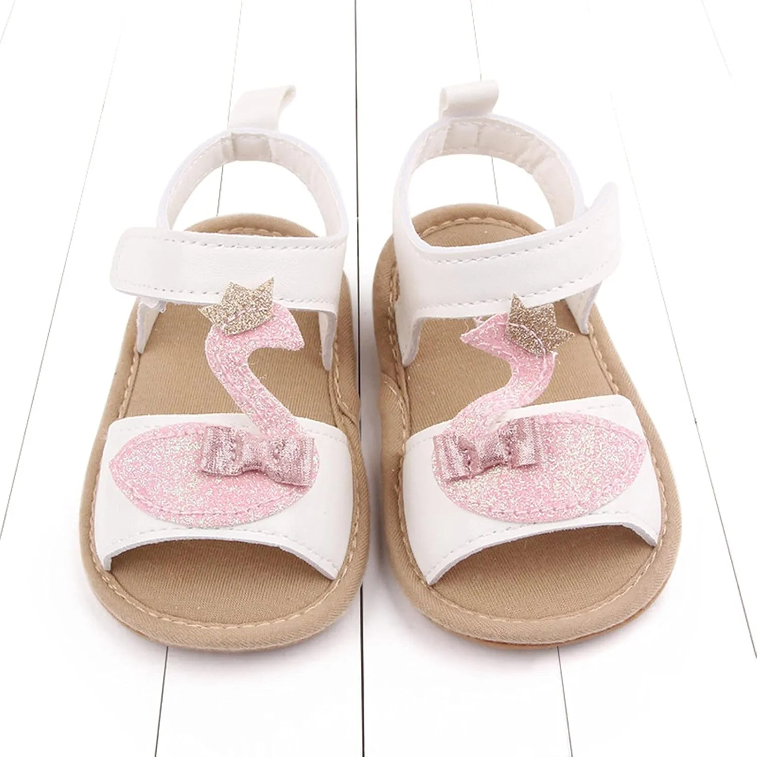Baby Girls Boy Non-Slip Beach Casual Shoes Rubber Soft Sole Summer Pool Flat Princess Wedding Cartoon Sandals