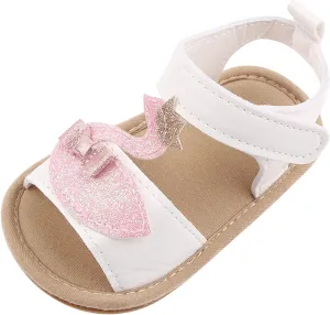 Baby Girls Boy Non-Slip Beach Casual Shoes Rubber Soft Sole Summer Pool Flat Princess Wedding Cartoon Sandals