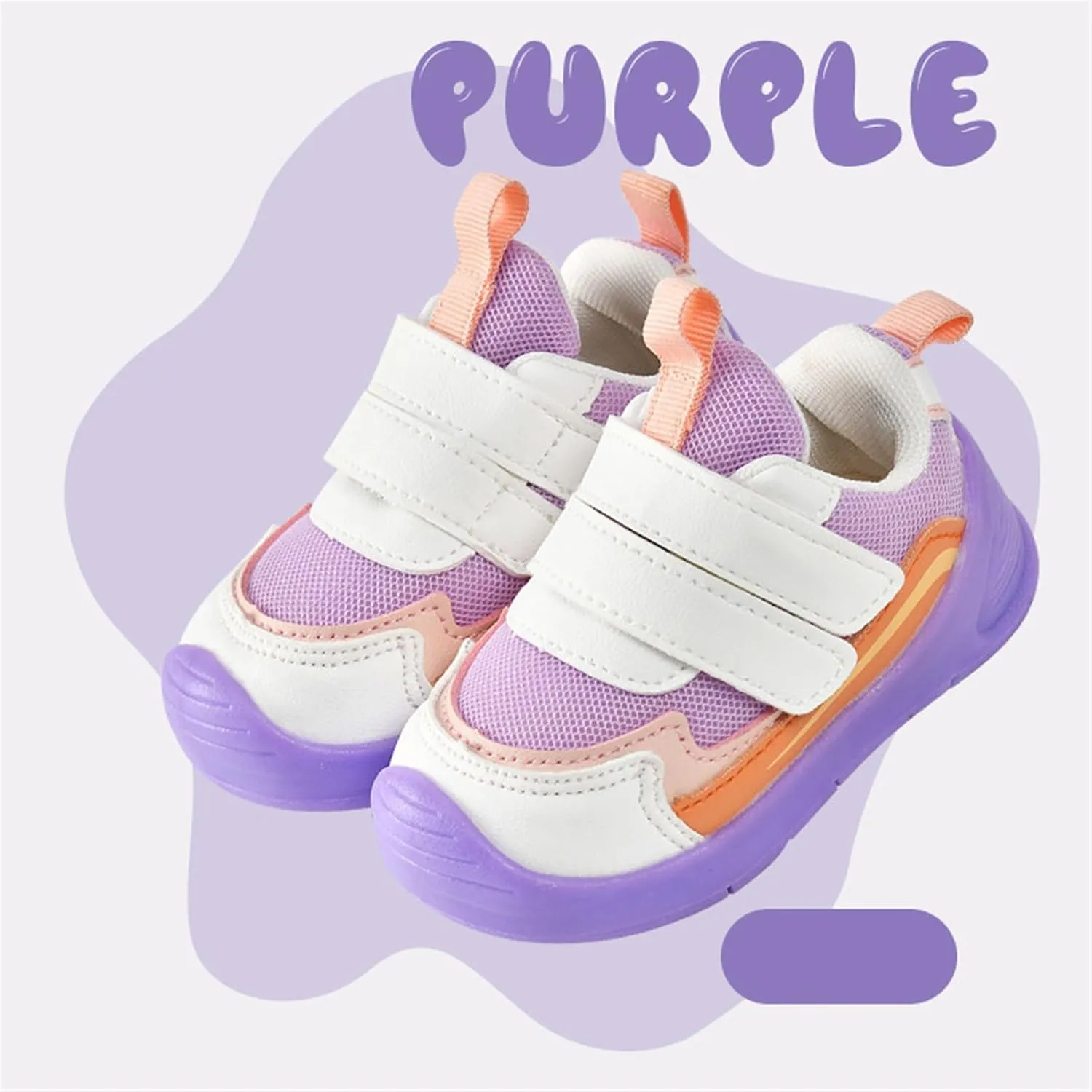 Baby Girls Boys' Sports Shoes Autumn Soft Sole Anti Kick Through Shoes Lightweight Walking Fancy Toddler Girl Shoes