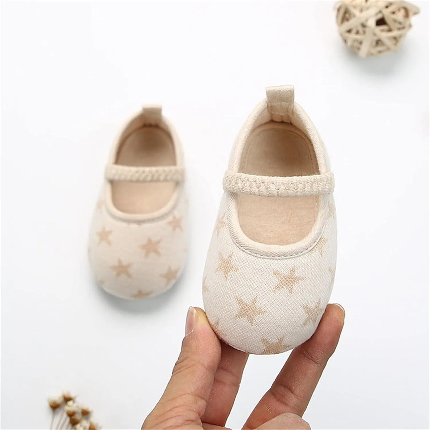 Baby Girls Non Slip for Toddler First Walkers Soft Sole Cotton Shoes Sneaker Wedding Party Christmas Infant Size 4 Shoes