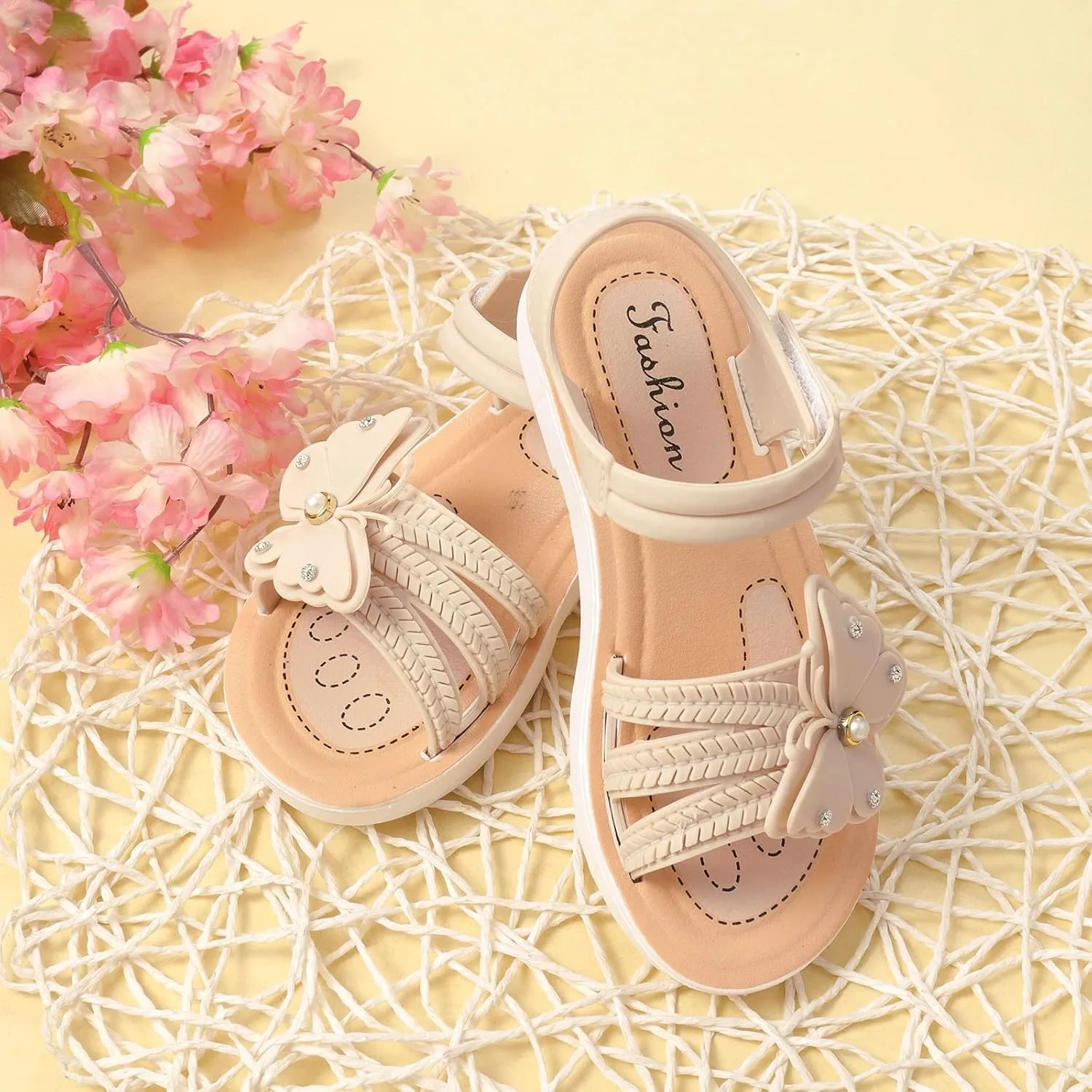 Baby House Sandals Summer New Soft Sole Non Slip Comfortable Fashion Princess Shoes Bow Sandals Girl Toddler Shoes