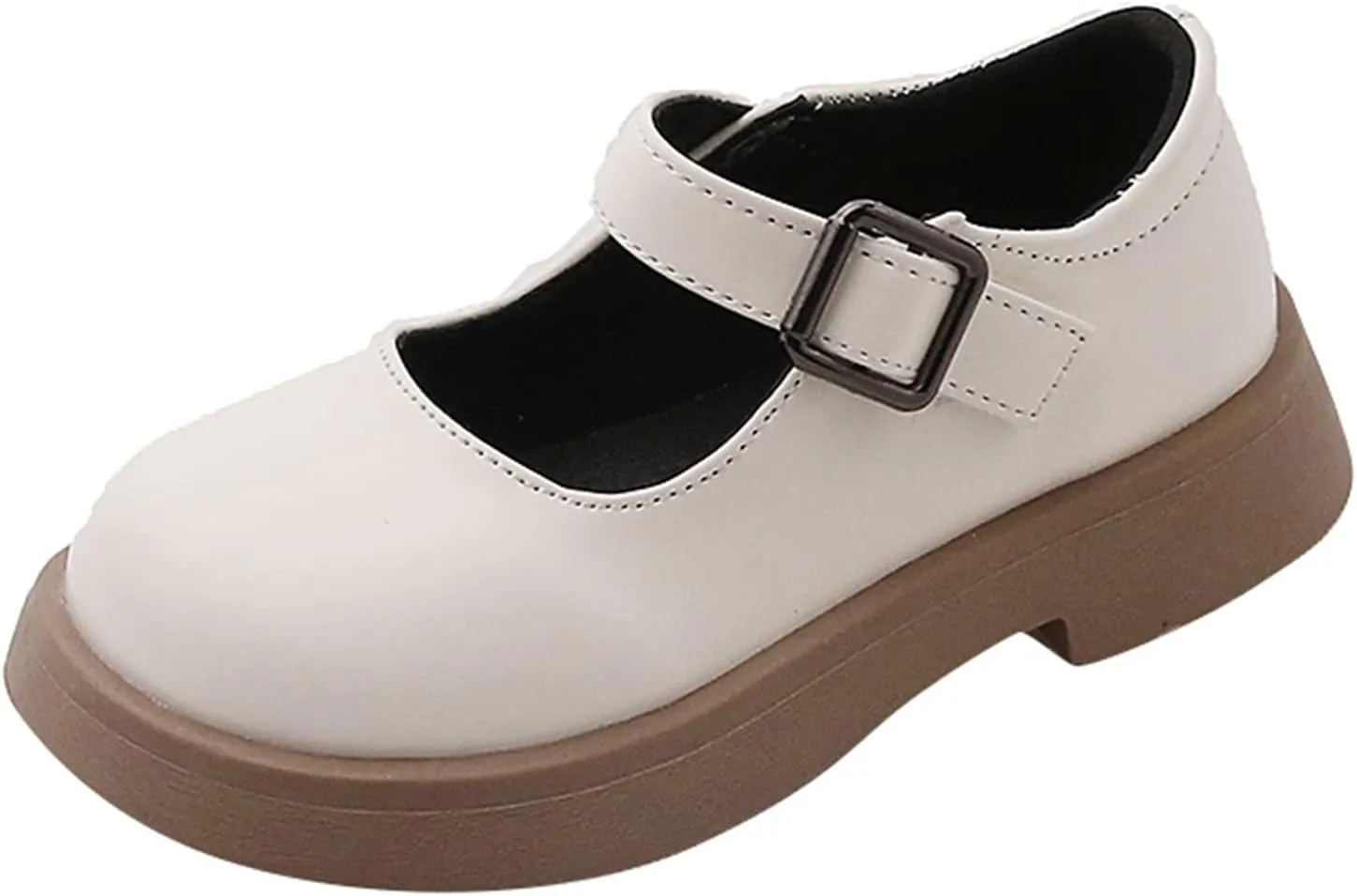 Baby Kids Princess Dress Fashion Spring Summer Children Casual Shoes Girls Thick Sole Slip On Leather Soft Closed Toe