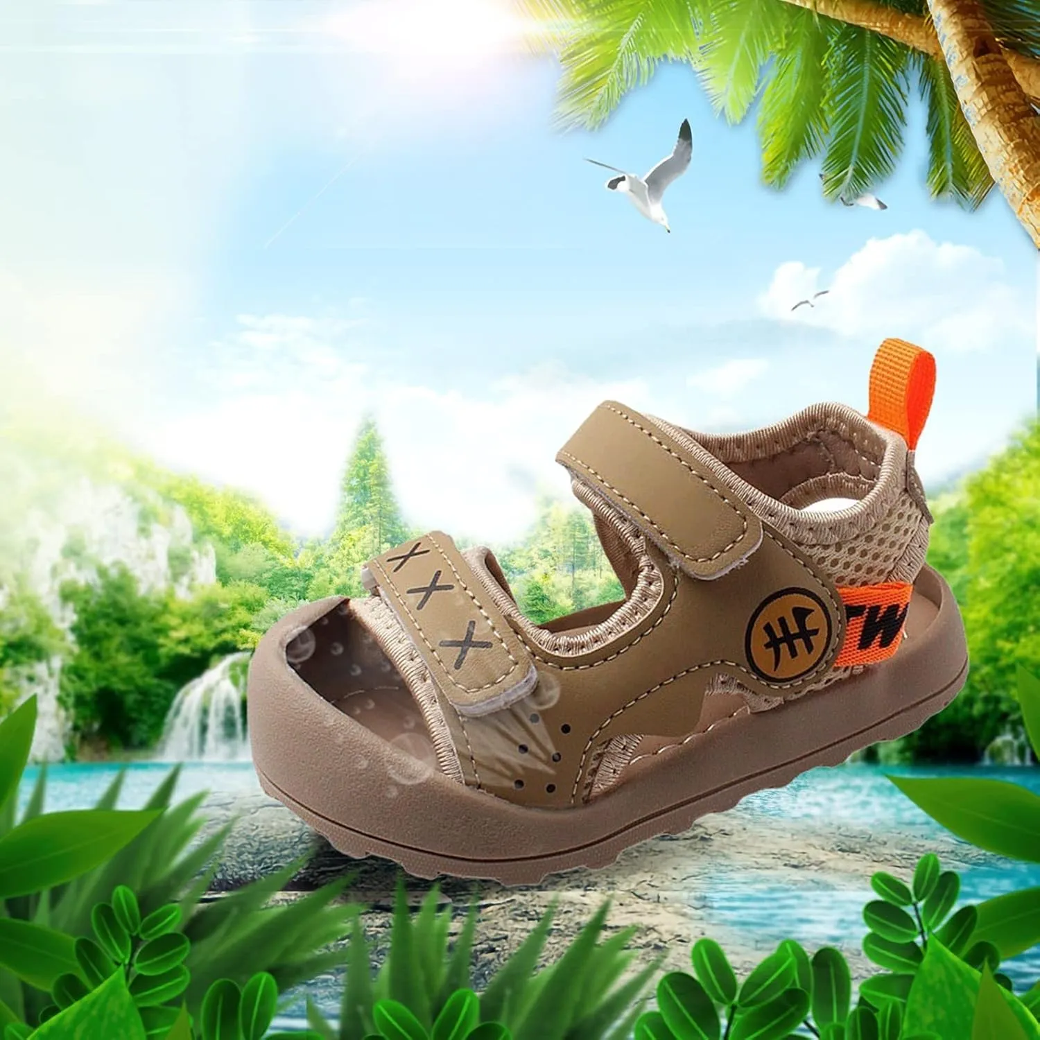 Baby Shoes 13 Year Old Boys' Baotou Sandals Walking Shoes Soft Sole Baby Sandals Female Kindergarten Baby Shoes Girl