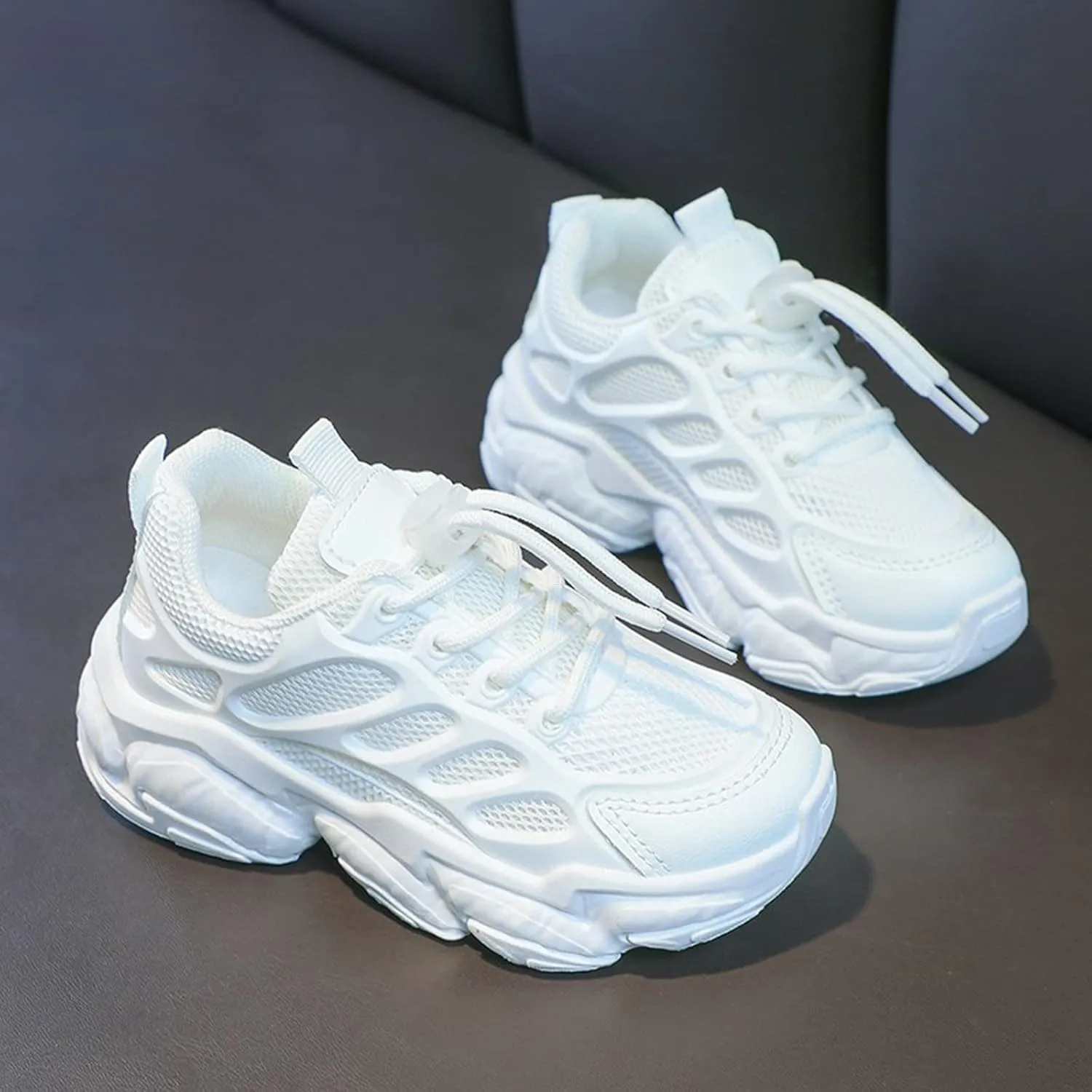 Baby Toddler Mesh Sports Sneaker Kids Leather Boys Sport Breathable Shoes Summer Walking Soft Sole Outdoor Athletic Shoes