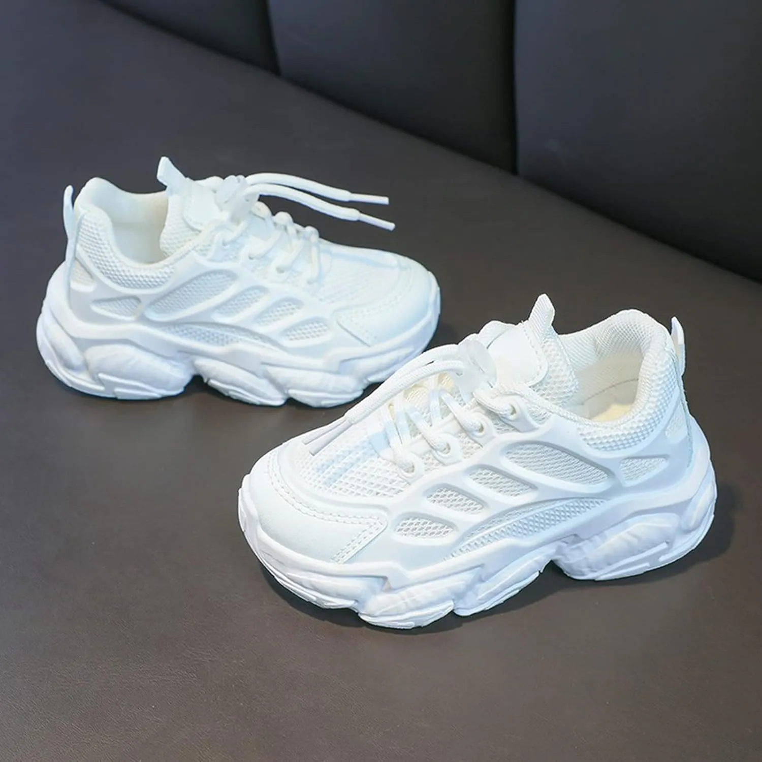Baby Toddler Mesh Sports Sneaker Kids Leather Boys Sport Breathable Shoes Summer Walking Soft Sole Outdoor Athletic Shoes