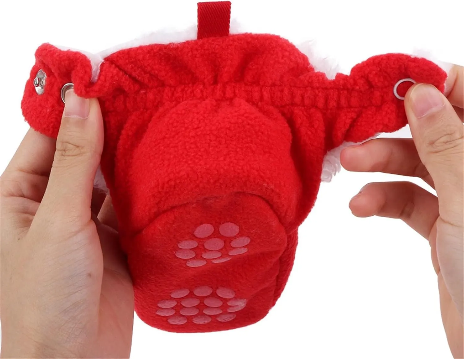 Baby Winter Shoes Infant Christmas Booties Soft Baby Santa Winter Warm Slippers Fur Lined Snow Boots Kids Shoes