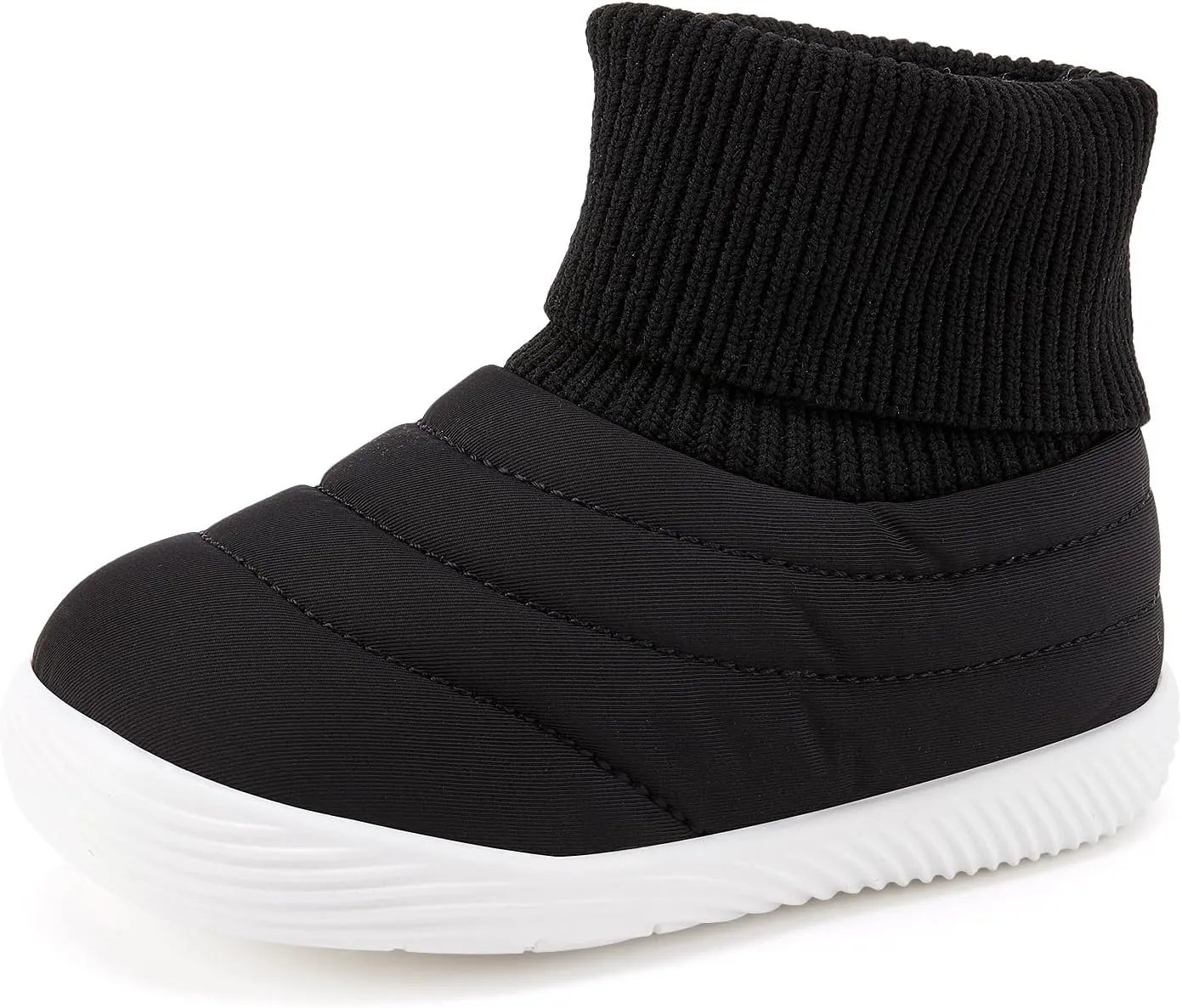BMCiTYBM Baby Boy Girl Snow Boots Infant Warm Winter Booties Slip On Lightweight Outdoor Indoor Sock Shoes for First Walkers 6 9 12 18 24 Months