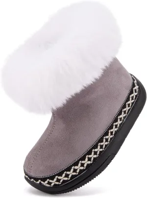 BMCiTYBM Baby Snow Boots Infant Boy Girl Winter Boots Nonslip Lightweight Outdoor Warm Shoes for Cold Weather 6 9 12 18 24 Months(Infant/Toddler)