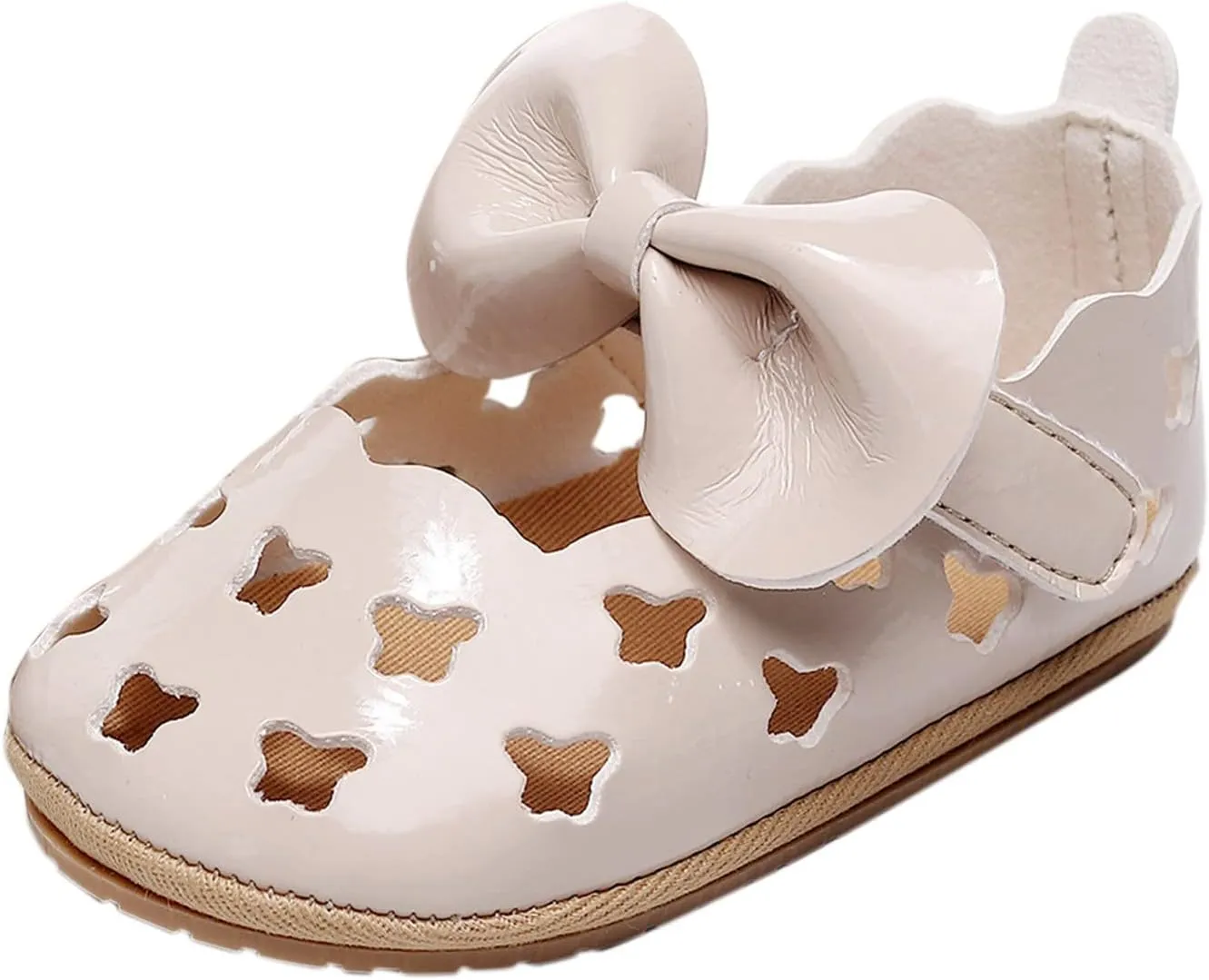 Boy Crib Princess Out Hollow Shoes Infant For 018M Walkers Shoes Bowknot Girls Sandals Summer First Toddler Kids Slides