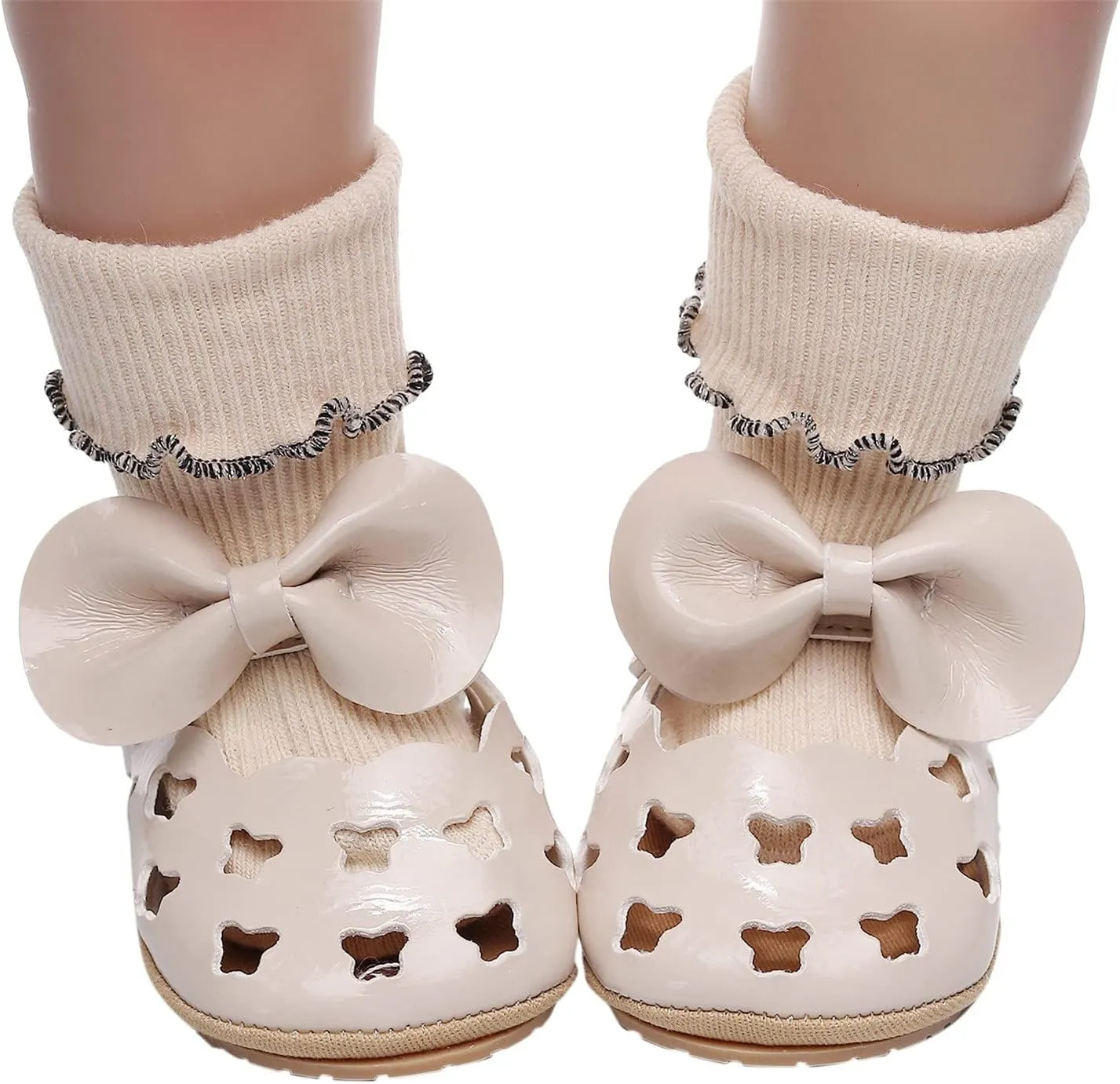 Boy Crib Princess Out Hollow Shoes Infant For 018M Walkers Shoes Bowknot Girls Sandals Summer First Toddler Kids Slides