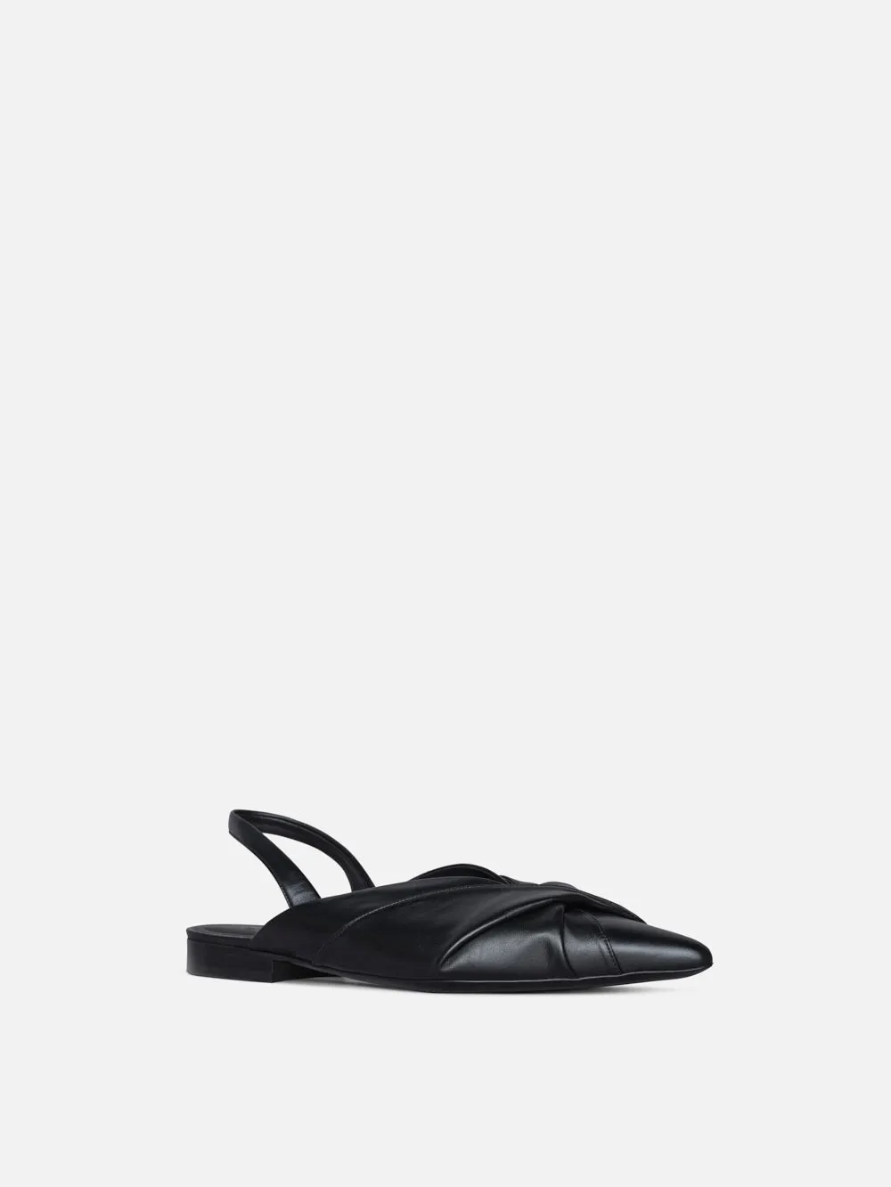 Camille Slingback Flat -- Black