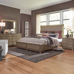 Canyon Road 876-BR-KSBDMN King Storage Bed, Dresser & Mirror, Night Stand