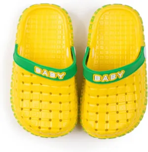 Casazoe Toddler Kids Boys Girls Cute Garden Water Clogs Alphabet Sandals Slip On Shoes Slipper Slides Lightweight Outdoor Summer Infant Children Beach Pool Shoes (Toddler/Little Kids)