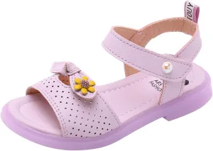 Children Shoes Fashion Flower Thick Sole Sandals Soft Sole Comfortable Princess Sandals Girls Shoes Size 4 Kid