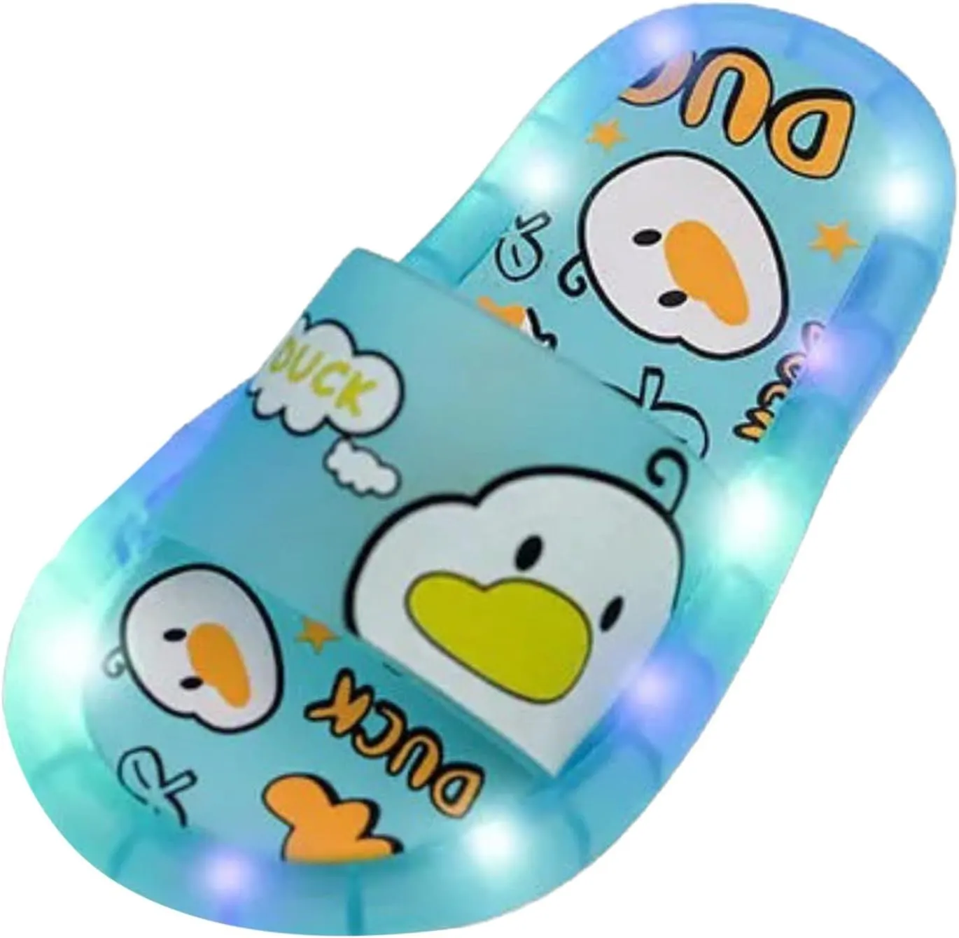 Children Slippers Summer Flashing Lights Cute Baby Animal Cartoon Indoor And Outdoor Home Sandals Kids Slippers Girls