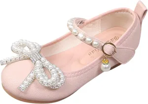 Children Small Leather Shoes Single Shoes Baby Small Leather Shoes Soft Sole Buckle Princess Shoes for Girls Size 3