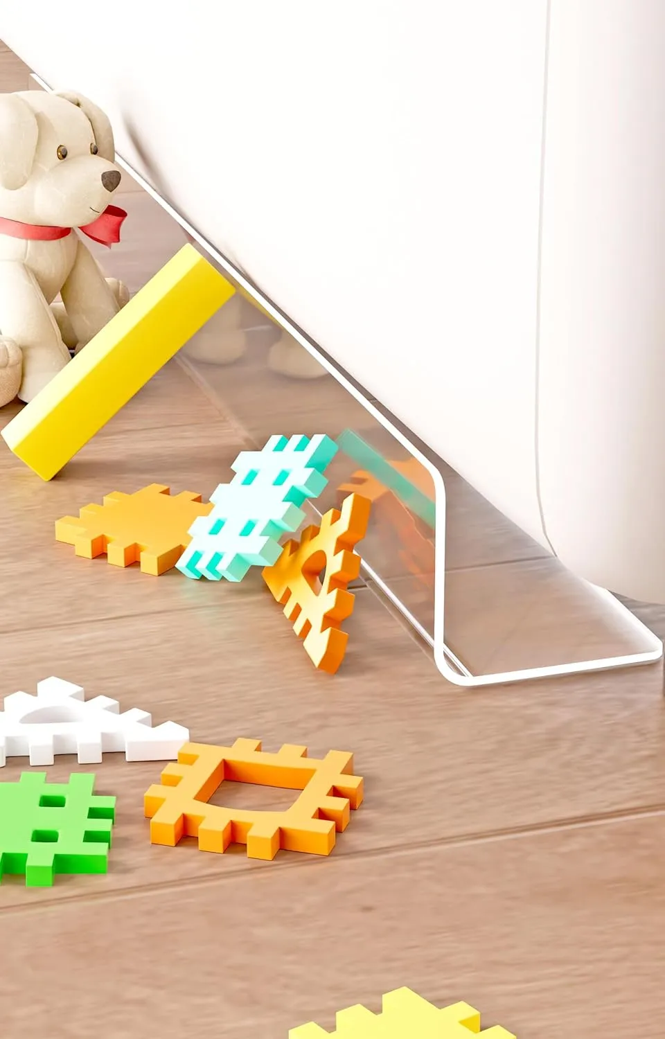 Clear Toy Blockers for under Furniture