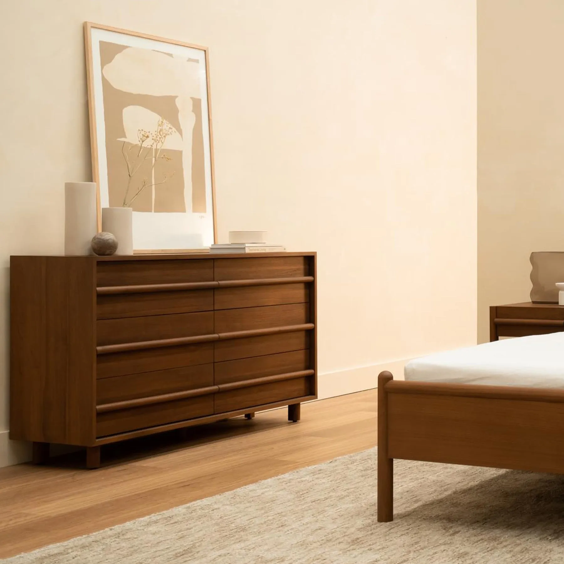 Clover 6 Drawer Chest - Teak