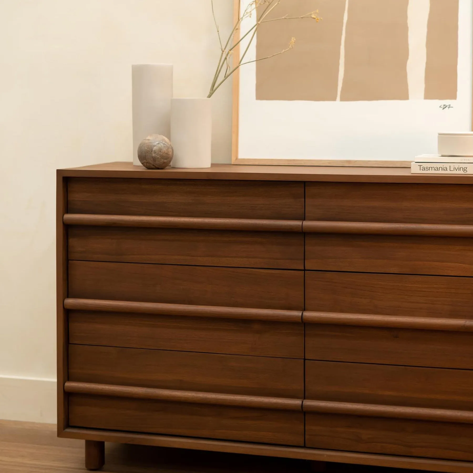 Clover 6 Drawer Chest - Teak