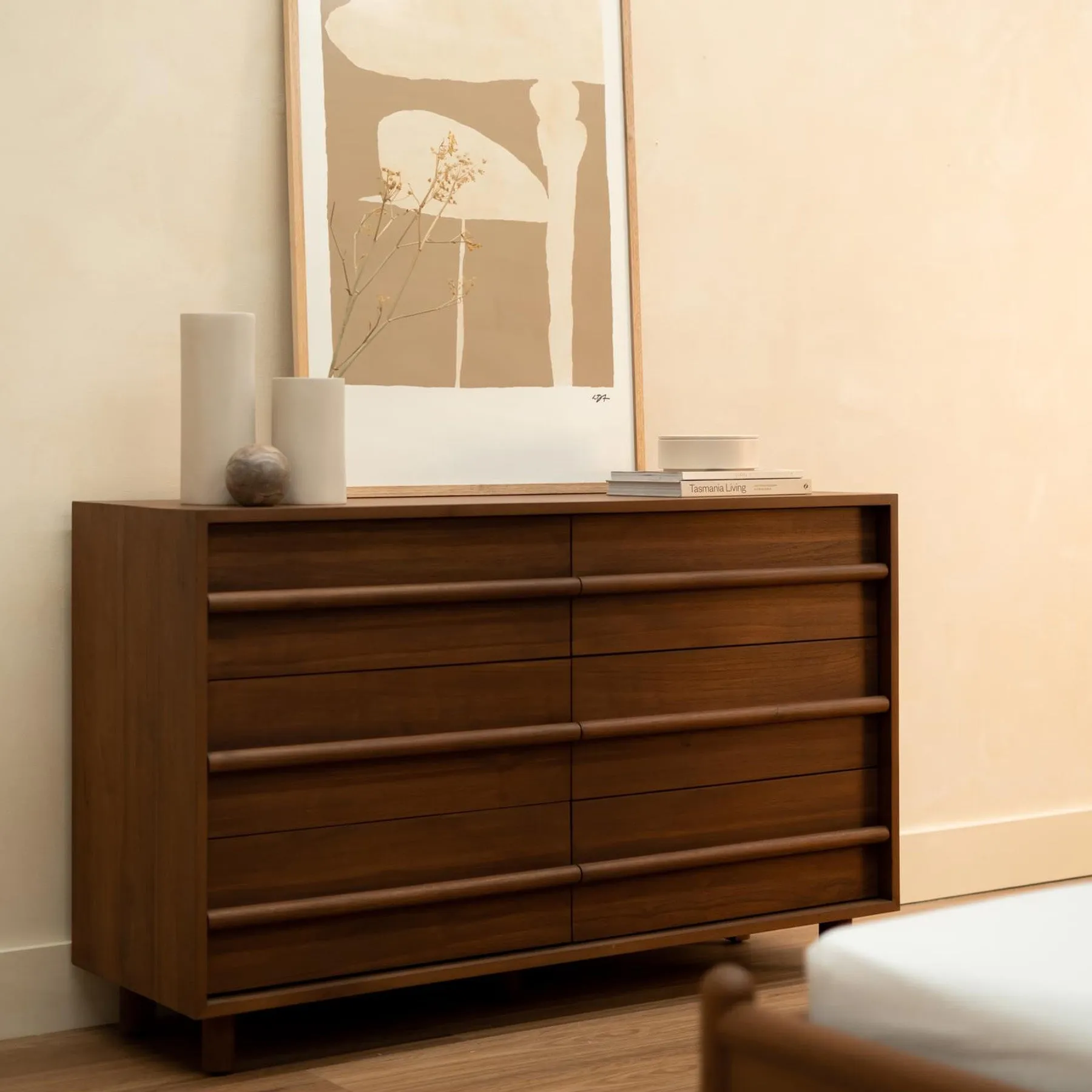 Clover 6 Drawer Chest - Teak